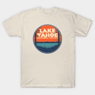 Lake Tahoe Vintage Travel Decal T-Shirt